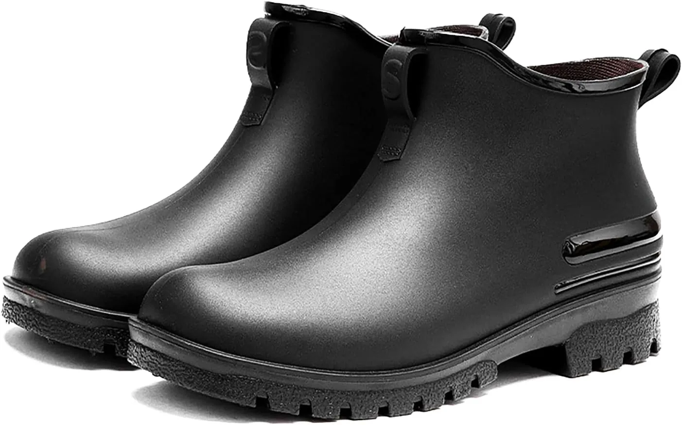 Women's Garden Shoes，Women's rain boots waterproof anti-slipping rainboots for ladies comfortable insoles stylish light ankle rain shoe