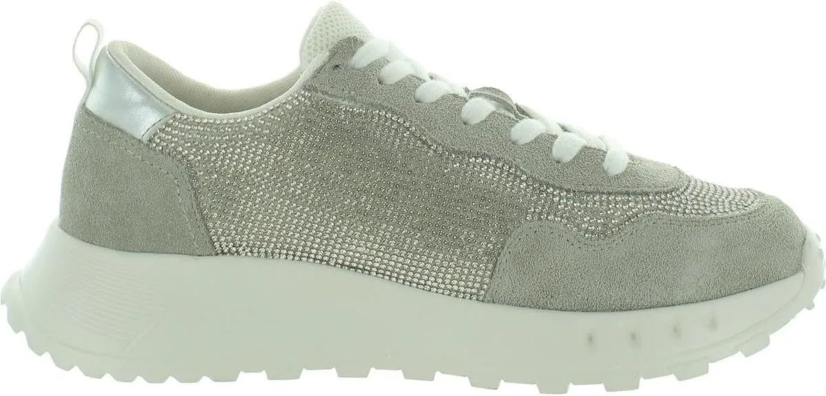 Womens Luster Leather Waterproof Casual and Fashion Sneakers
