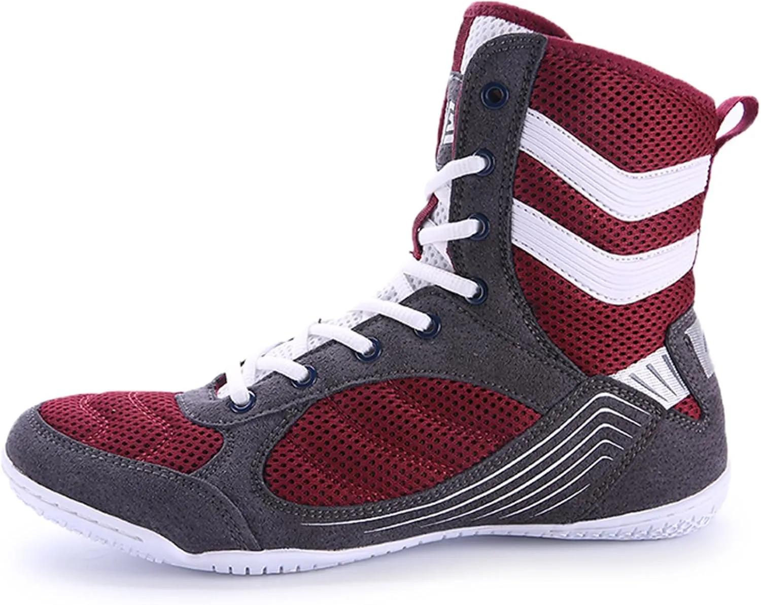 Women's Men's Wrestling Boots Breathable Mesh Squat Shoes Non-Slip Weightlifting Shoes Adult Youth Boxing Fitness Footwear