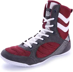 Women's Men's Wrestling Boots Breathable Mesh Squat Shoes Non-Slip Weightlifting Shoes Adult Youth Boxing Fitness Footwear