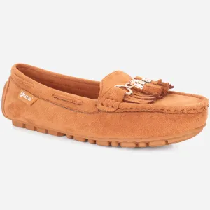 Womens "ISSA" Flat Comfy Slide In Moccasins