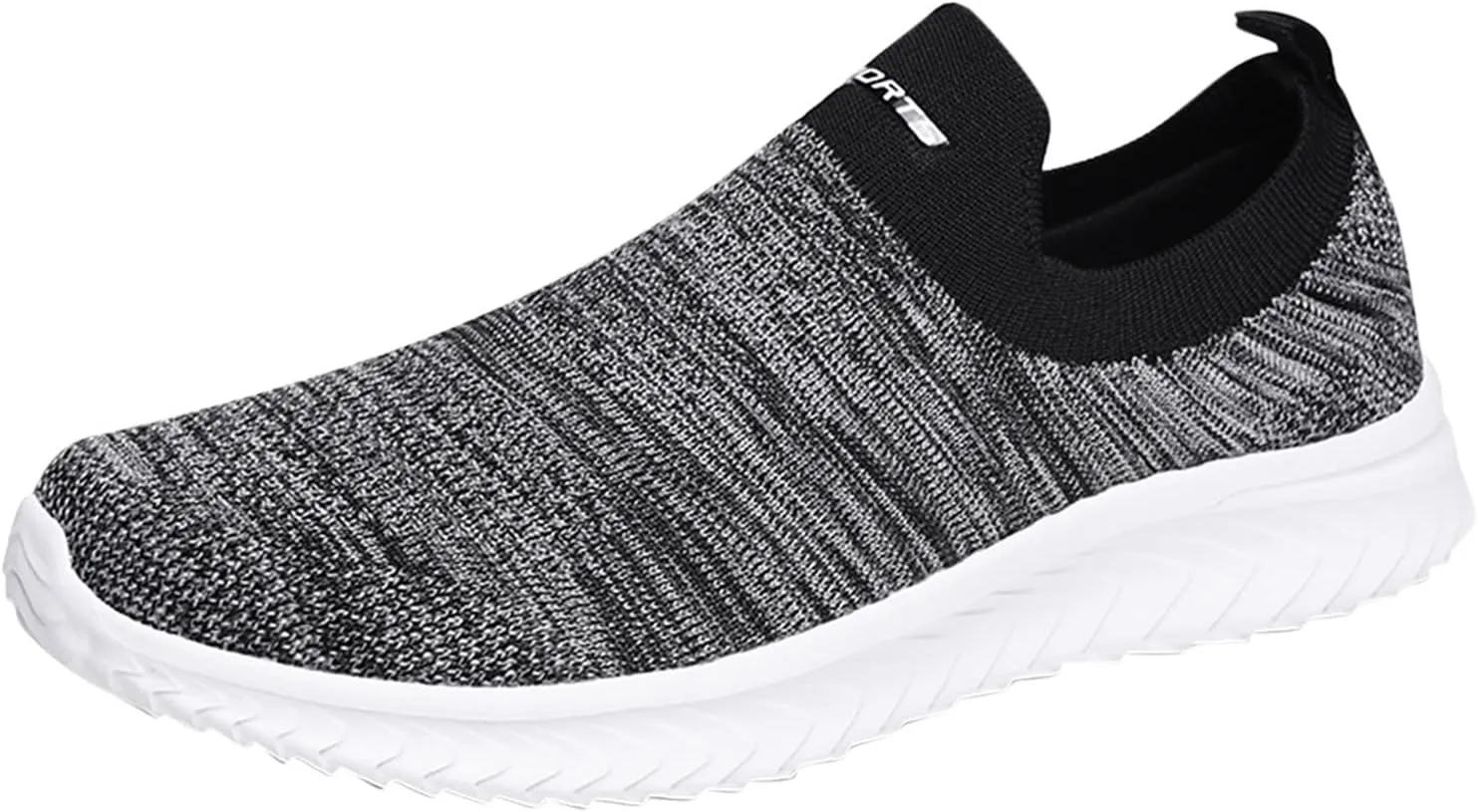 Women's Slip On Sneakers Lightweight Breathable Non Slip Work Shoes Women Walking Men's Casual Shoes Walking Sneakers White Tennis Shoe White Loafers