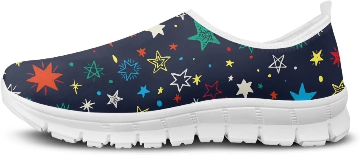 Women's Sneakers Casual Low Top Walking Sneaker Flat Breathable Soft Slip On Outdoor Lightweight Shoes for Women
