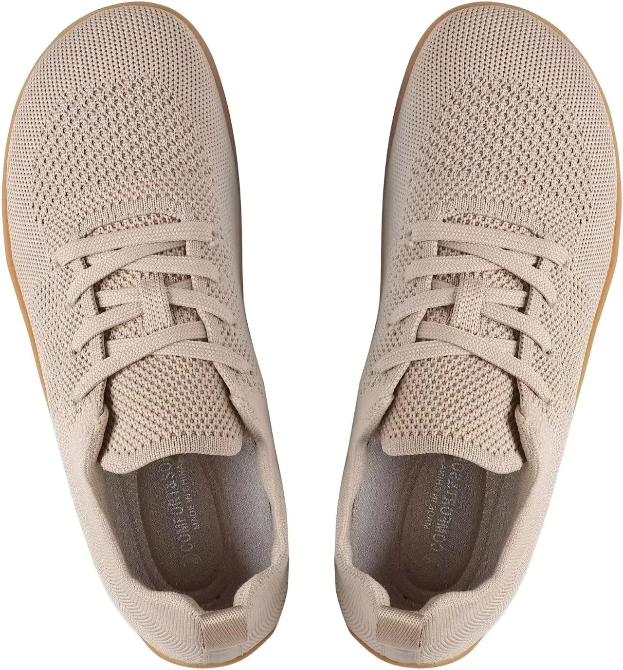Women's Wide Toe Minimalist Barefoot Walking Shoes Breathable Casual Tennis Gym Athletic Sneakers